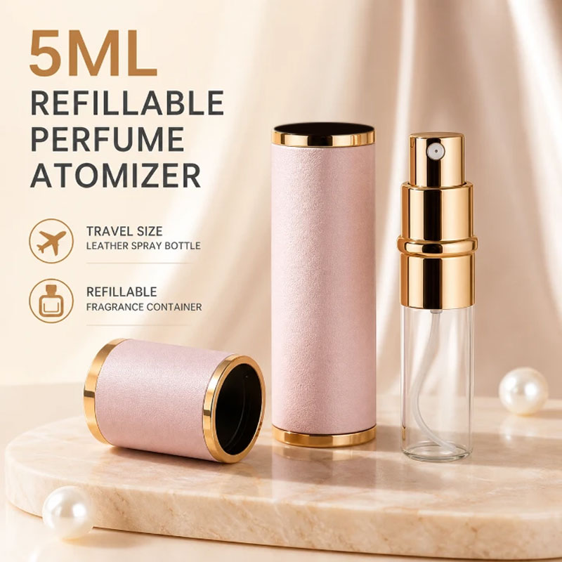 Oud Perfume Spray - 리필 가능한 가죽 스프레이 분무기 휴대용
