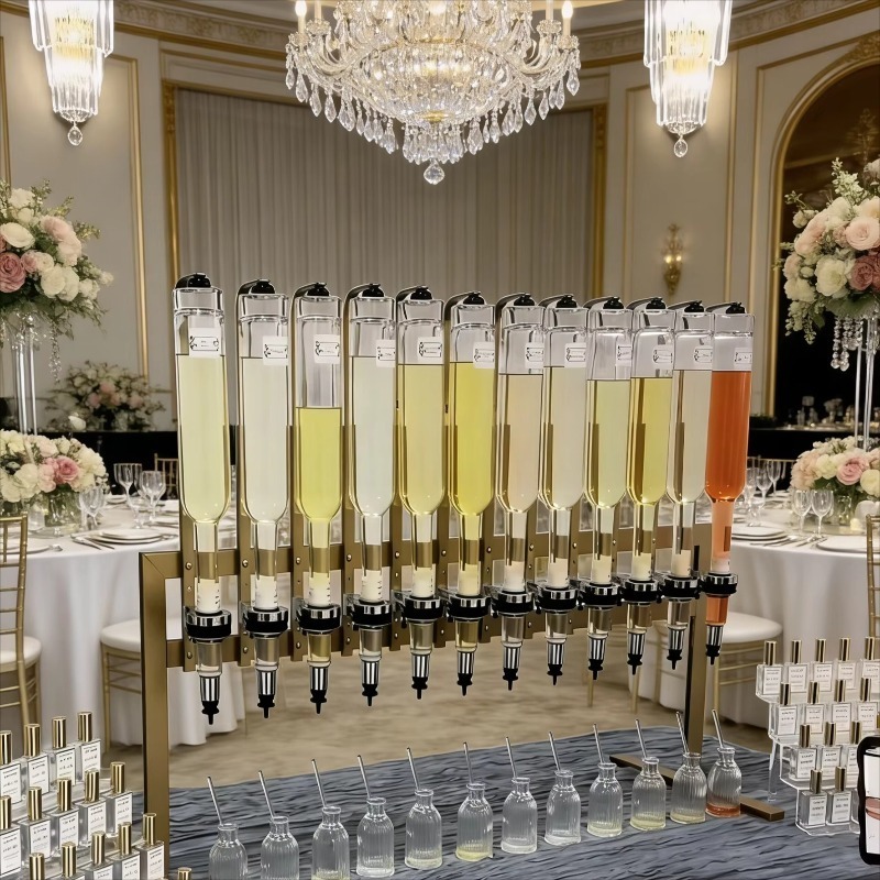 Perfume Fragrance Bar - 디자인 데스크탑 스탠드 고급 골드 향수