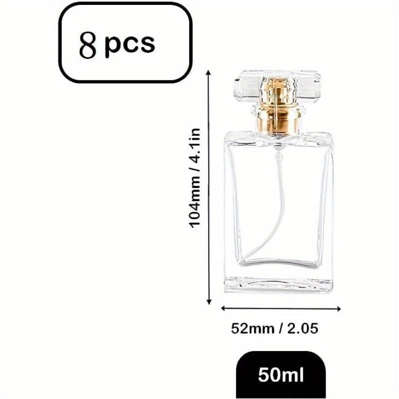 8pcs 30ml 유리 향수 병 빈 리필 가능 명확한  - Perfume Fragrance World Qahwa 리뷰 및 가격