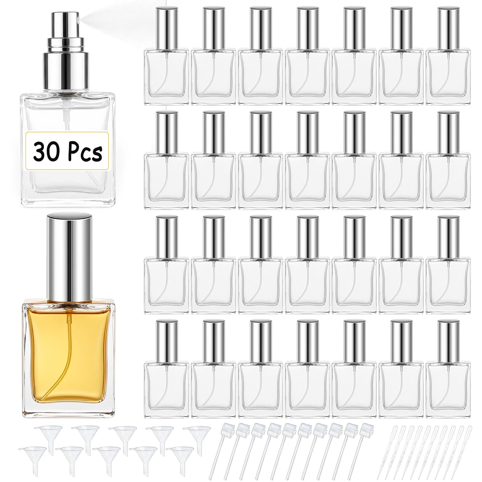 고품질 30개 15ml 투명 유리 향수 스프레이 병(포 - Oud Perfume Spray 리뷰 및 가격