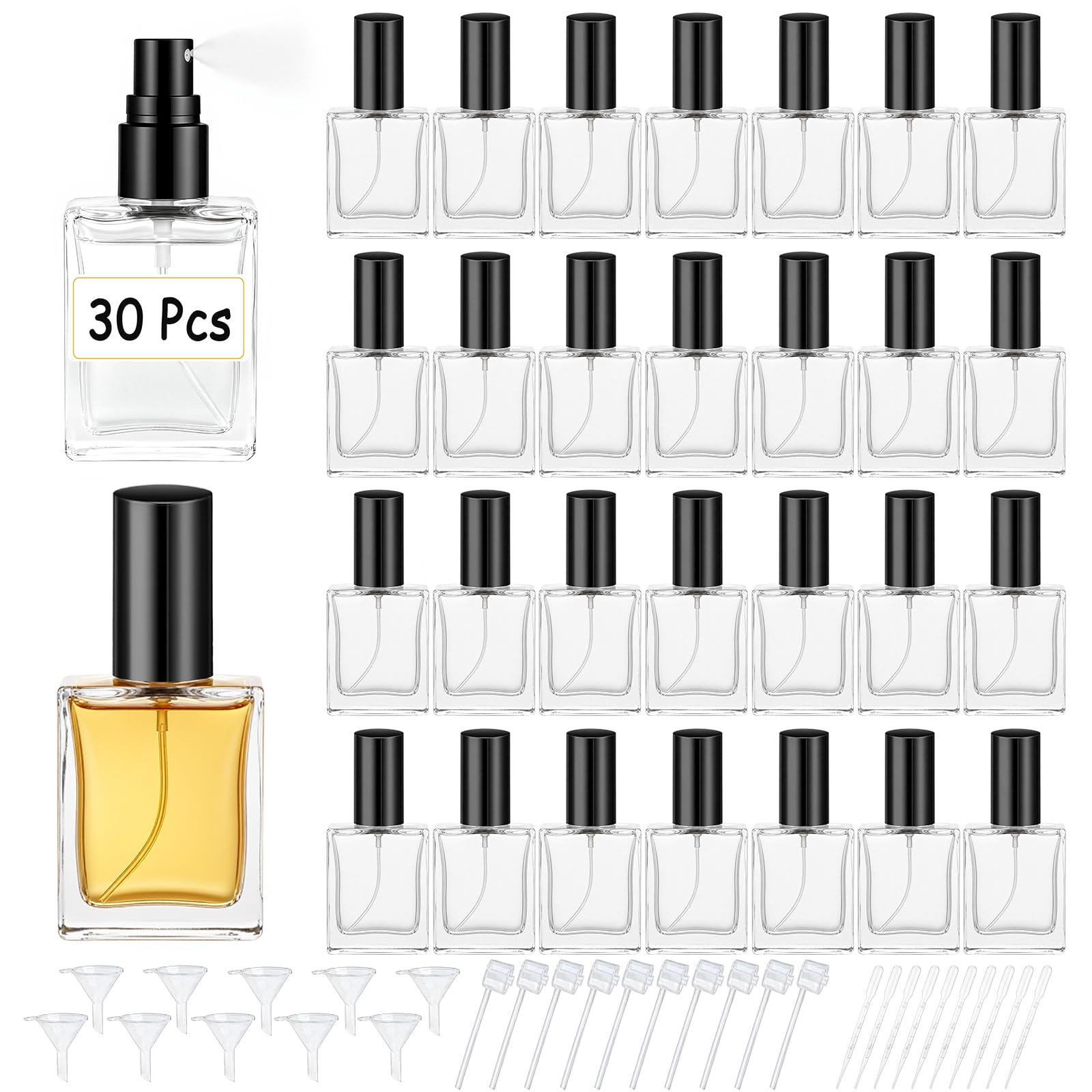고품질 30개 15ml 투명 유리 향수 스프레이 병(포 - Oud Perfume Spray 리뷰 및 가격