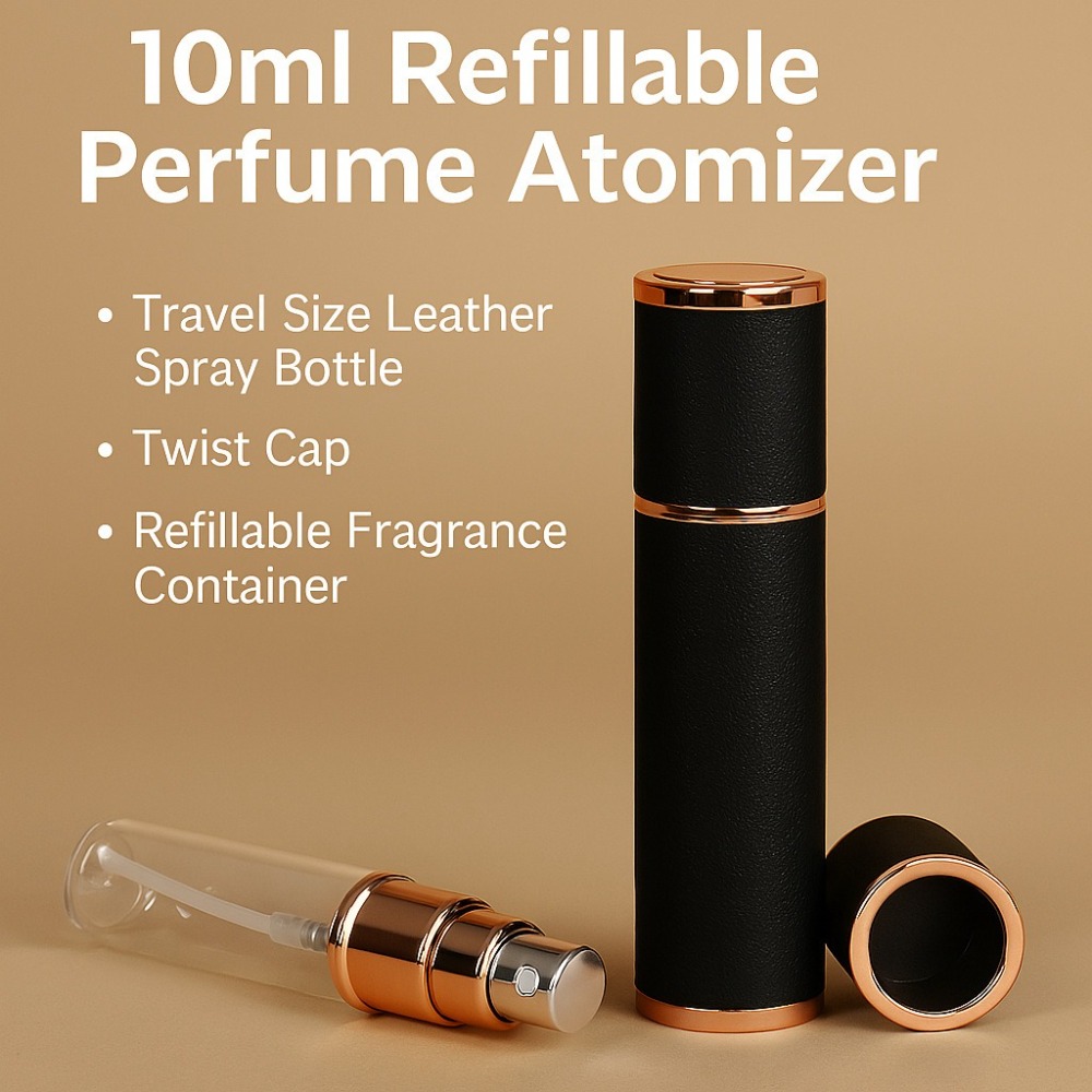 새로운 고급 가죽 휴대용 향수병 10ml 리필 가능 스 - Oud Perfume Spray 리뷰 및 가격