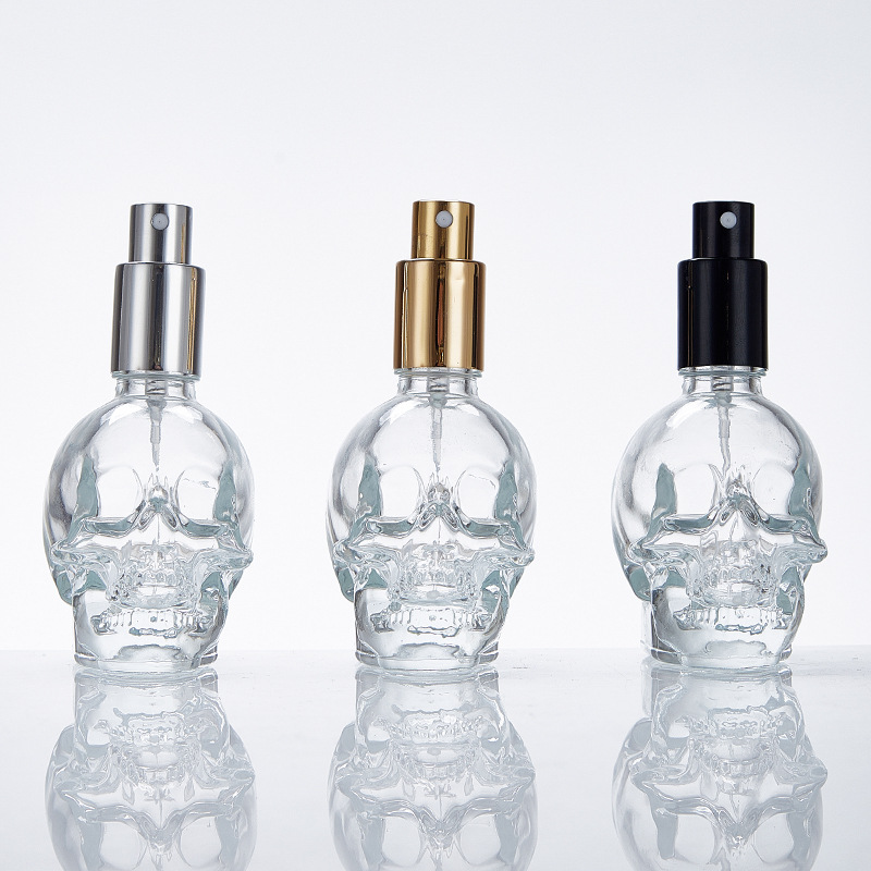 30/50/100ml 크리에이티브 해골 모양 유리 스프 - Perfume Fragrance World Qahwa 리뷰 및 가격