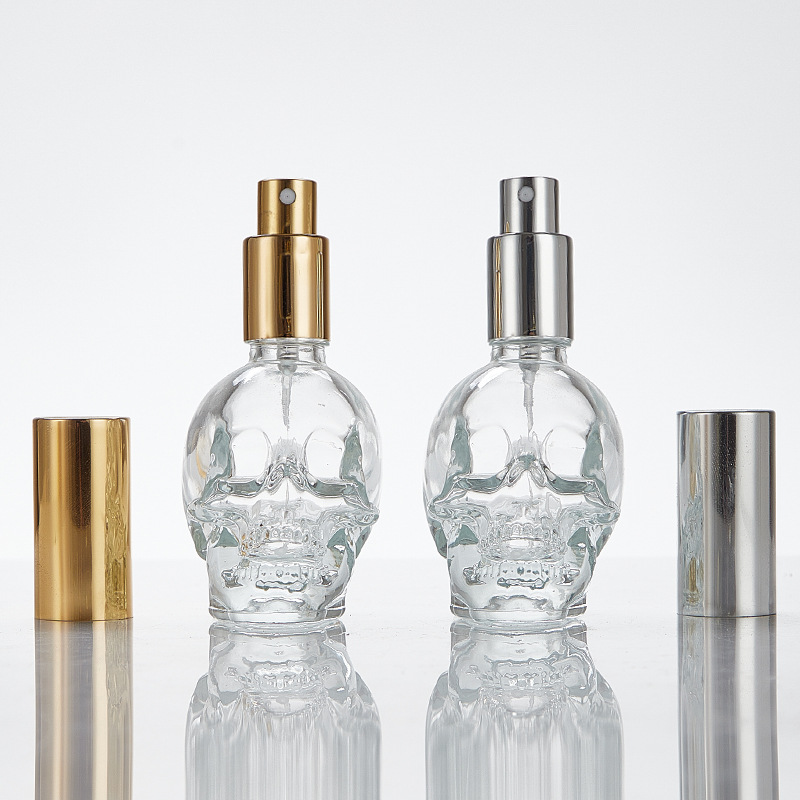 30/50/100ml 크리에이티브 해골 모양 유리 스프 - Perfume Fragrance World Qahwa 리뷰 및 가격