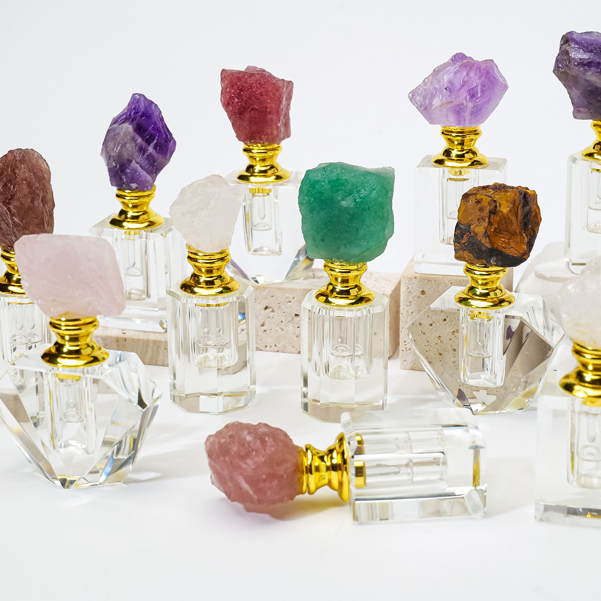 1개 천연 자수정 크리스탈 클러스터 힐링 스톤 에센셜  - Oud Perfume Spray 리뷰 및 가격