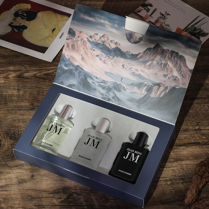 남성용 오드뚜왈렛 향수 선물 세트 3개, 엠보싱 처리된 - Perfume Fragrance Kit 리뷰 및 가격