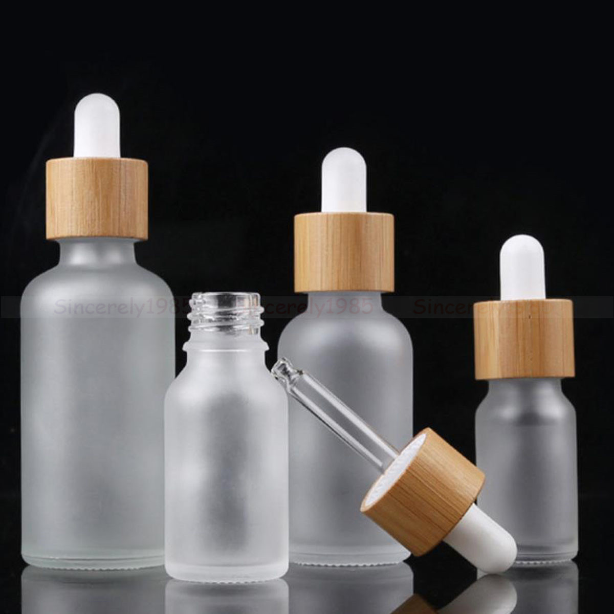 5X 10X 반투명 흰색 유리 드롭퍼 병 대나무 나무  - Oud Perfume Spray 리뷰 및 가격