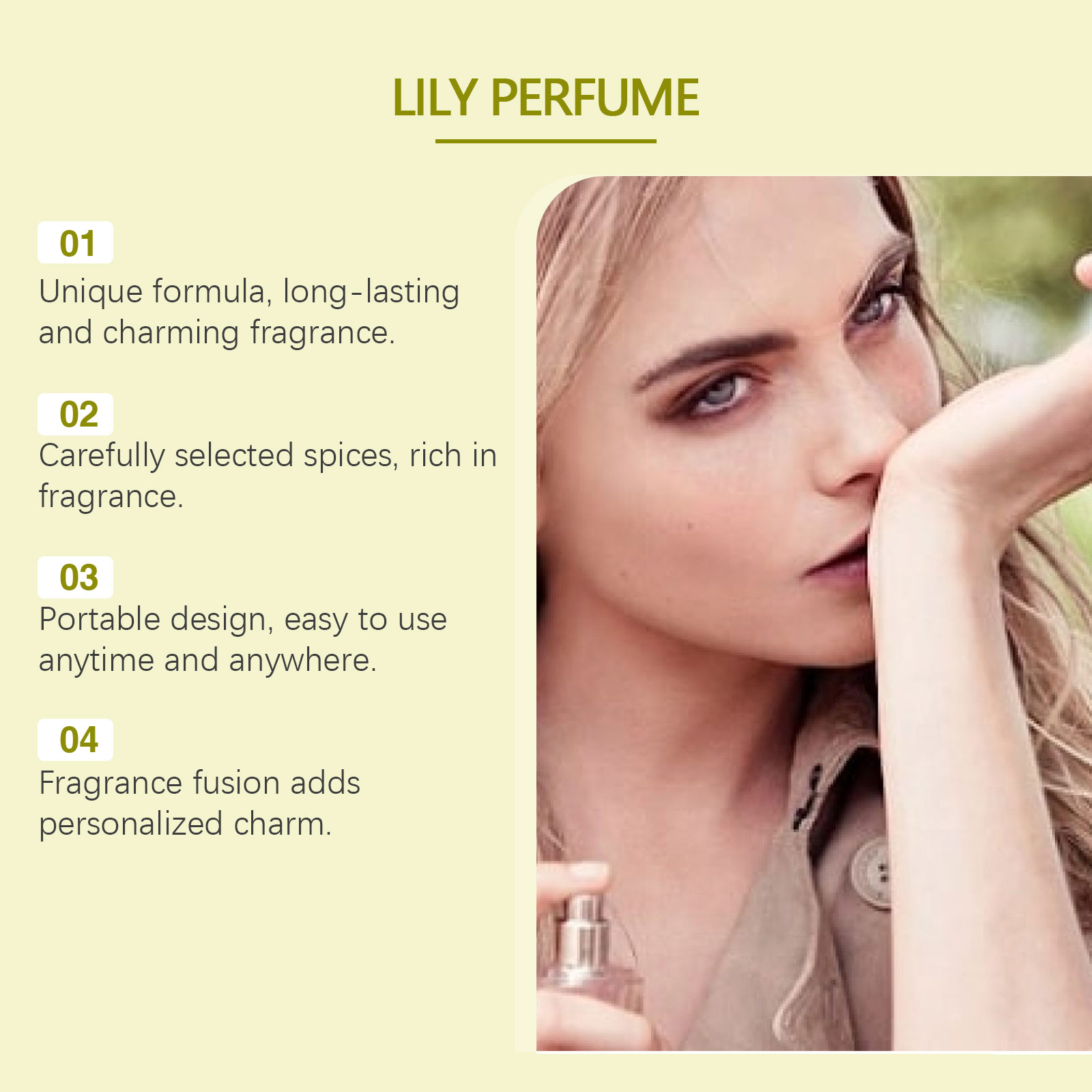 여성 데이트를 위한 릴리 향수는 신선하고 자연스럽고 오 - Perfume Fragrance Levels 리뷰 및 가격